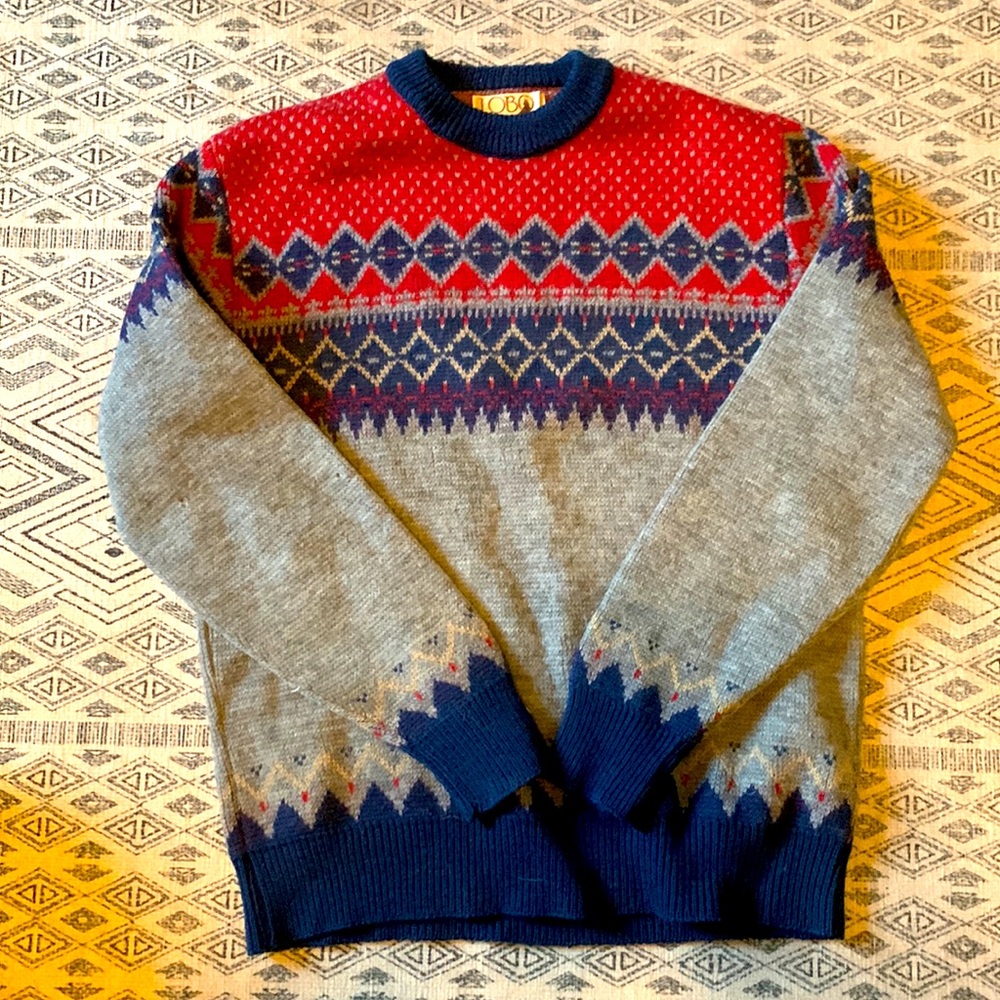 Vintage lobo by pendelton sweater